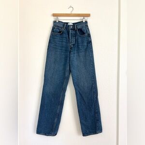BOYISH ziggy jeans / dark blue relaxed fit straight leg / size 24